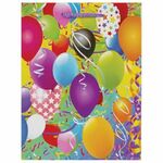 Пакет подарочный 17,8x9,8x22,9 см, ЗОЛОТАЯ СКАЗКА "Воздушные шары", ламинированный, 606590