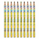 Карандаш с многоцветным грифелем МЯГКИЙ, 1 шт., ЮНЛАНДИЯ "MAGIC TROPIC", тропические цвета, утолщенный, 181790