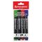 Маркеры для бумажного флипчарта BRAUBERG, НАБОР 4 ЦВЕТА, НЕПРОПИТЫВАЮЩИЕ, 2,5 мм, 151257