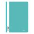 Папка-скоросшиватель пластик. Berlingo, А4, 180мкм, бирюзовая с прозр. верхом