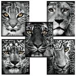 Тетрадь А5, 48 л., BRAUBERG, линия, обложка картон, ДИКИЕ И СВОБОДНЫЕ, 401897