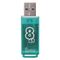 Флеш-диск 8 GB, SMARTBUY Glossy, USB 2.0, зеленый, SB8GBGS-G