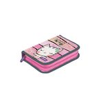 Пенал 1 отделение, 200*140*40 Berlingo "Cat Hugs", дополнительная откидная секция, полиэстер