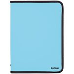 Папка на молнии Berlingo "Instinct" А4, 500мкм, аквамарин