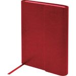 Ежедневник с магнитным клапаном недатированный, под кожу, А5, красный, BRAUBERG "Magnetic X", 113281
