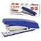 Степлер №10 STAFF "Basic", до 10 листов, с антистеплером, синий, 227405