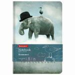 Блокнот А5 (143x210 мм), BRAUBERG VISTA "Spirit", под кожу, гибкий, 80 л., 112084