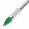 Ручка шариковая масляная BRAUBERG "Rite-Oil", ЗЕЛЕНАЯ, корпус прозрачный, узел 0,7 мм, линия письма 0,35 мм, 142149
