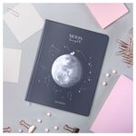 Дневник 1-11 кл. 48л. (твердый) MESHU "Moon light", иск. кожа, УФ-печать, тиснение фольгой, тон. блок, ляссе