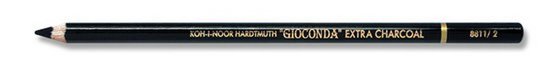 Уголь художественный искусственный в карандаше GIOCONDA EXTRA 8811, B