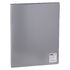 Папка на 2 кольцах OfficeSpace А4, 25мм, 500мкм, пластик, серая