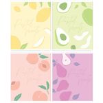 Тетрадь 48л., А5, клетка MESHU "Fruits", матовая ламинация