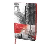 Ежедневник недатированный А5 (138х213 мм), BRAUBERG VISTA, под кожу, гибкий, 136 л., "Paris", 111992