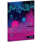 Папка на 2 кольцах Berlingo "Retro Future", 24мм, 600мкм, с рисунком, D-кольца, с внутр. карманом