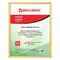 Рамка 30*40 см, пластик, багет 12 мм, BRAUBERG HIT2, золото, стекло, 391132
