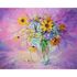 Картина стразами (алмазная мозаика) 30х40 см, ОСТРОВ СОКРОВИЩ "Букет в вазе", без подрамника, 662562