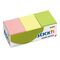 Блоки самоклеящиеся (стикеры) HOPAX, комплект 12 шт., 38х51 мм, 12х100 л., 3 цвета, неон, 21131