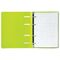Тетрадь на кольцах А5 160х215 мм, 80 л., пластик, клетка, BRAUBERG, "Салатовый", 403250
