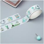 Клейкая лента декоративная MESHU "Cozy", 1,5см*3м