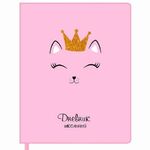 Дневник 1-11 класс 48 л., кожзам (твердая), печать, глиттер, ЮНЛАНДИЯ, "КОШЕЧКА", 105940