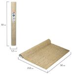 Бумага гофрированная/креповая (ИТАЛИЯ) 180 г/м2, 50х250 см, светлое золото (806), BRAUBERG FLORE, 112659