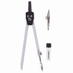 Готовальня BRAUBERG "Architect", 3 предмета: циркуль 135 мм, рейсфедерная вставка, грифель, 210331