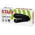 Степлер №24/6, 26/6 STAFF "EVERYDAY", до 20 листов, черный, 228739