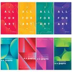 Блокнот А6 48л. на скрепке ArtSpace "Mono-trend. Микс"