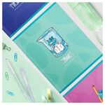 Тетрадь предметная 48л. MESHU "Ученый MISHKA" - Химия, матовая ламинация, выборочный УФ-лак, тиснение фольгой