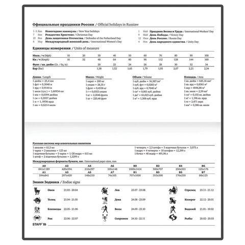 Планинг-еженедельник недатированный (165х90 мм) STAFF, твердая обложка, УФ-ЛАК, 64 л., "Metropolis", 113514