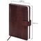 Ежедневник датированный 2024 А5 138x213 мм BRAUBERG "Legend", под кожу, застежка, коричневый, 114863