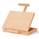 Этюдник-мольберт из бука настольный с ящиком, 38х28х55 см, холст до 45 см, BRAUBERG ART, 192250