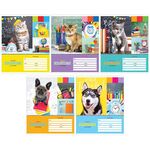 Тетрадь 12л., линия ArtSpace "Школьный микс", эконом