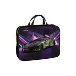 Папка текстильная с ручками 1 отделение, А4 Berlingo "Fury road", 350*265*80мм, текстиль, на молнии