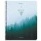 Тетрадь А5, 96 л., BRAUBERG, гребень, клетка, "Безмятежность" (4 вида в спайке), 404423