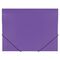 Папка на резинках BRAUBERG "Office", фиолетовая, до 300 листов, 500 мкм, 228081