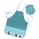 Фартук с нарукавниками BRAUBERG, 45x54 см, 3 кармана, "Paws", 271049