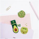 Закладки магнитные для книг, 3шт., 75*115мм, MESHU "Avocado"