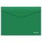 Папка-конверт на кнопке Berlingo "City Style", А4, 200мкм, непрозрачная, зеленая