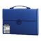 Папка-портфель пластиковая BRAUBERG А4 (332х245х35 мм), 13 отделений, синяя, 221379