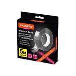 Многоразовая двухсторонняя прозрачная крепежная лента "Скотч NANO tape 5 м х 30 мм", 2 мм, DASWERK, 607929