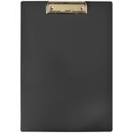 Планшет с зажимом OfficeSpace А4, 1000 мкм, пластик, черный