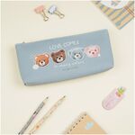 Пенал мягкий 200*85*30 MESHU "Bears", искусственная кожа