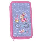 Пенал ПИФАГОР, 3 отделения, ламинированный картон, 19х11 см, "Little Beauty", 271546