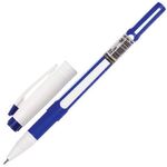 Ручка гелевая с грипом BRAUBERG "Contact", СИНЯЯ, корпус синий, игольчатый узел 0,5 мм, линия письма 0,35 мм, 141184