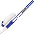 Ручка гелевая с грипом BRAUBERG "Contact", СИНЯЯ, корпус синий, игольчатый узел 0,5 мм, линия письма 0,35 мм, 141184