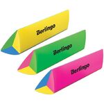 Ластик Berlingo "Supertwist", треугольный, скошенный, термопластичная резина, 80*15*15мм