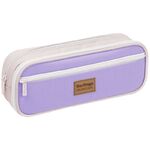 Пенал мягкий 2 отделения, 1 карман, 220*80*50 Berlingo "Pastel lilac", полиэстер, внутренний органайзер