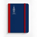 Блокнот с резинкой в клетку 96 л., А5 (145х203 мм), твердая обложка, BRAUBERG, "London", 113720