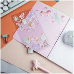 Наклейки объемные MESHU "Unicorn dream", 10*24см, 35 наклеек, инд. уп., европодвес